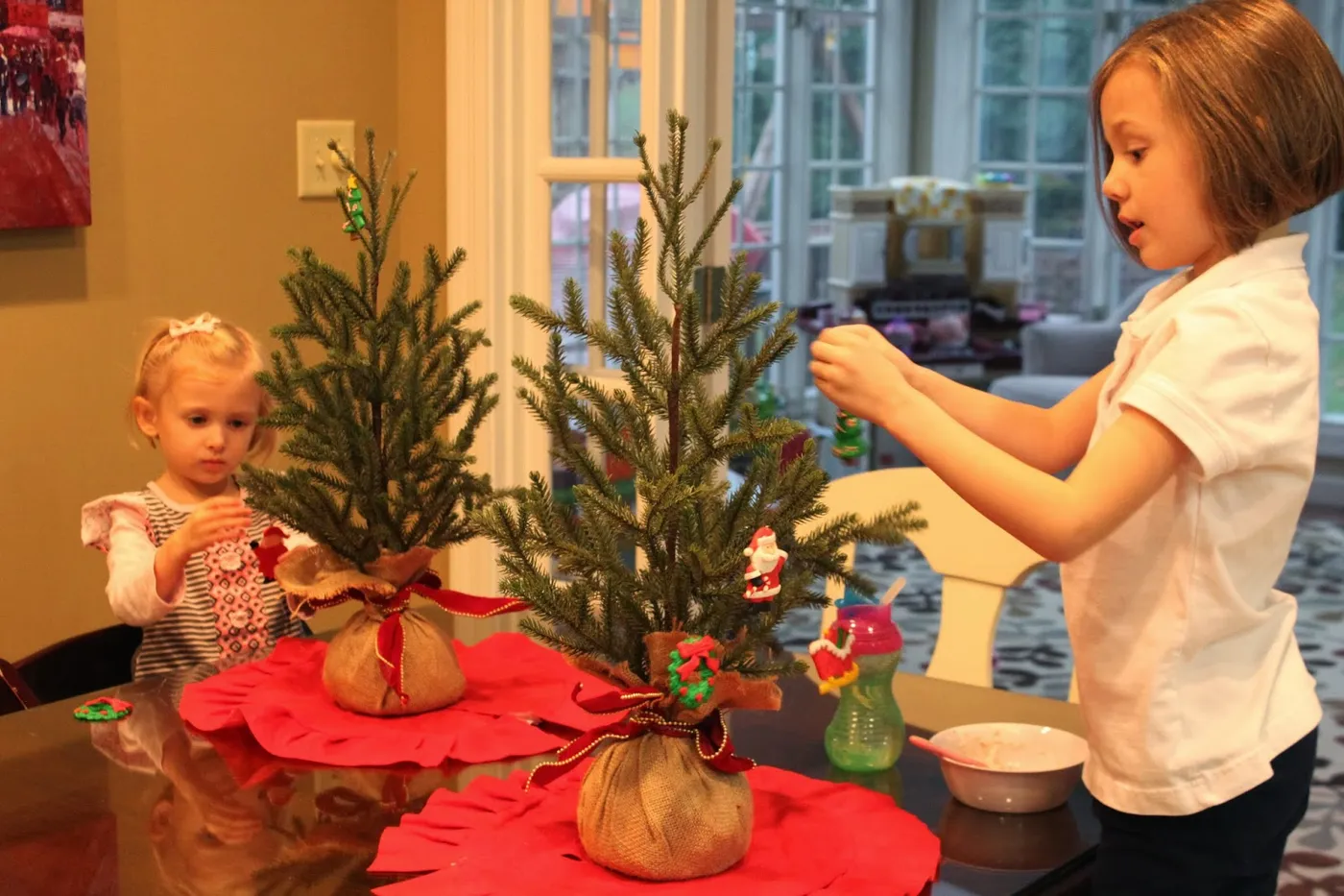 Keeping up with the Kiddos: Mini Christmas Trees