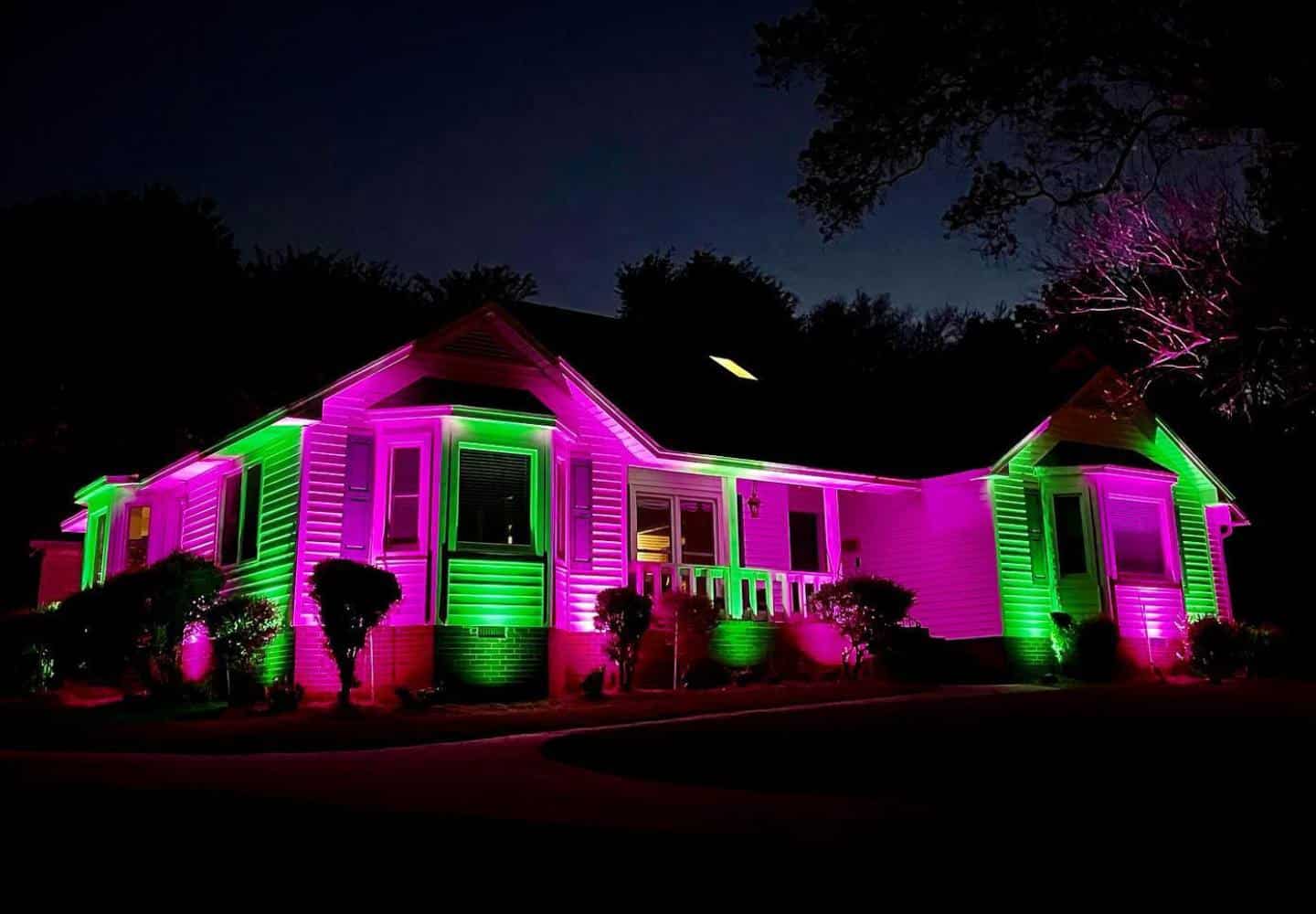 Landscape Lighting in Delaware County | Cider Mill Landscapes