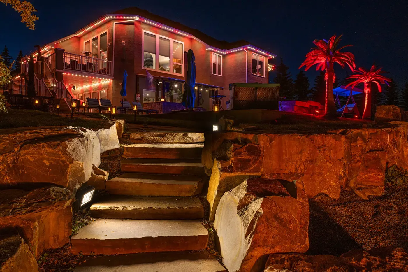 Landscape Lighting in Omaha | Halo Custom