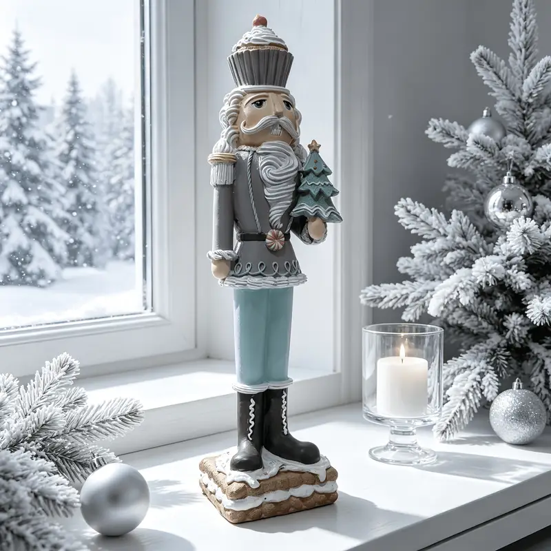 large nutcracker resin decor christmas ideal - Temu Mauritius