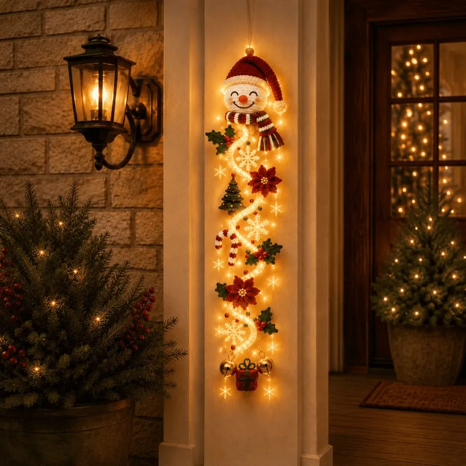 ⏳ Last Day 49% OFF – 🎄MerryCascade™ Glowing Christmas Door Hanger | 6  Festive Lighted Designs with Warm Glow, Dimensional Details & Space-Saving  Vertical Décor ✨ – itrydecor