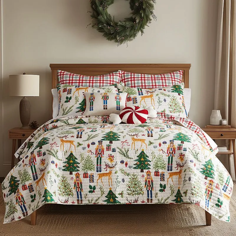 Levtex Home Nutcracker Euro Sham Set of 2 - Polyester