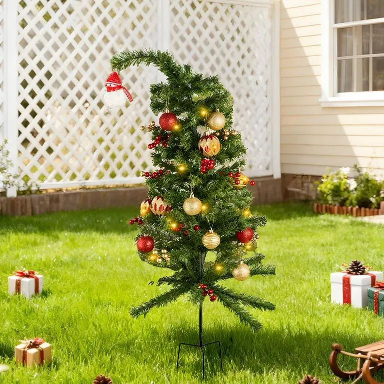 LIFE IDEAS | 90cm Curved-Top Ground-Plug Christmas Tree | Sports Direct