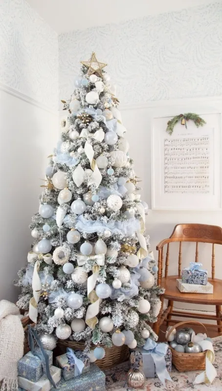Light Blue Christmas Ornaments - Designer Picks | Foter