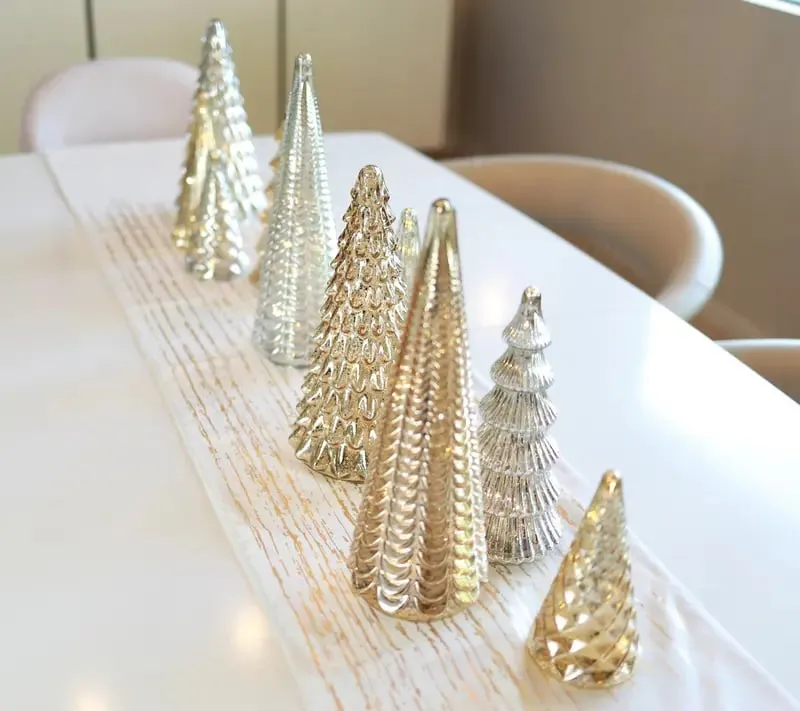 Lighted Christmas Trees Set of 5 LED Decorative Trees | Sansoti