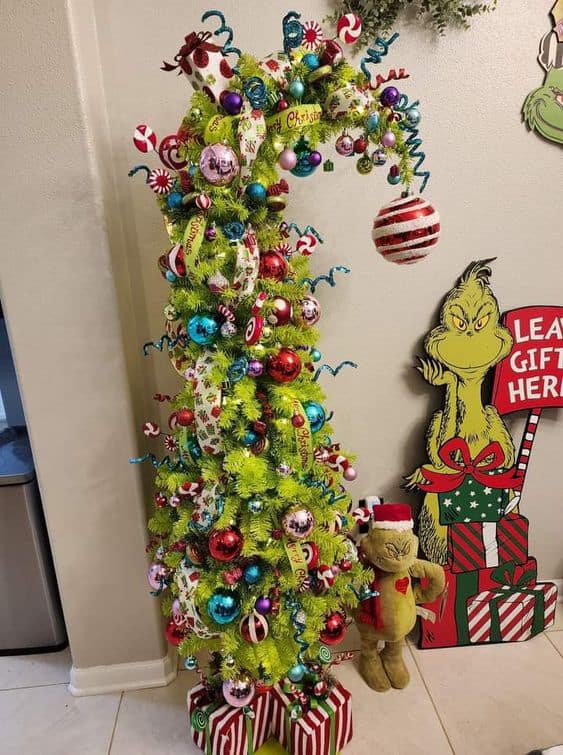 Mean, Green, And Obscenely Festive: Grinch Tree Ideas That'll Steal  Christmas (and Hearts) - Penny Pinchin' Mom