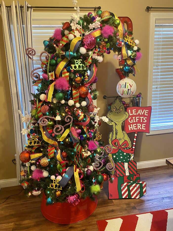 Mean, Green, And Obscenely Festive: Grinch Tree Ideas That'll Steal  Christmas (and Hearts) - Penny Pinchin' Mom