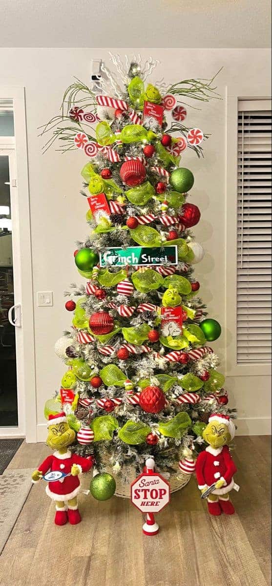 Mean, Green, And Obscenely Festive: Grinch Tree Ideas That'll Steal  Christmas (and Hearts) - Penny Pinchin' Mom