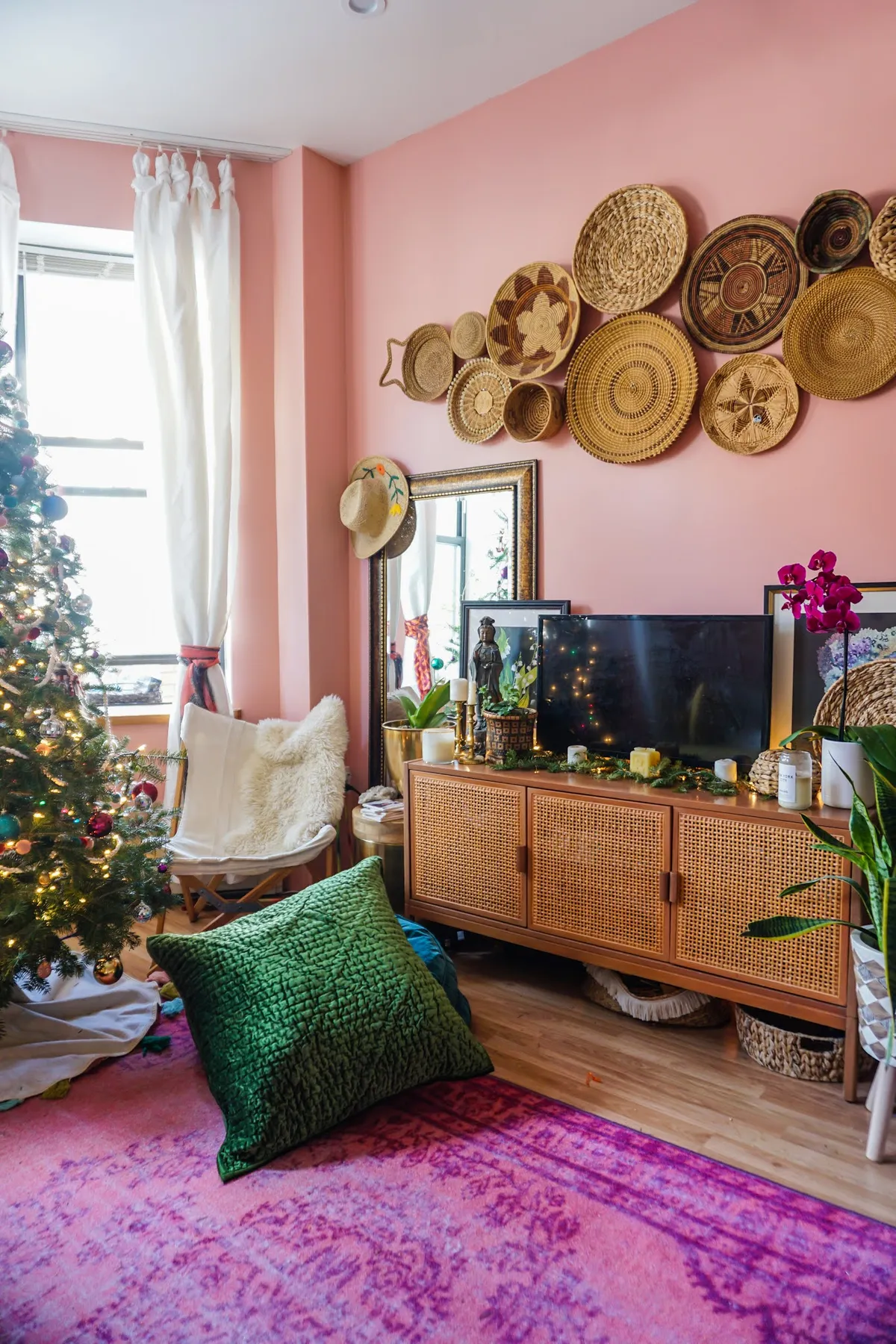 Meet This Year's Colorful Eclectic Boho Christmas Decor - TfDiaries