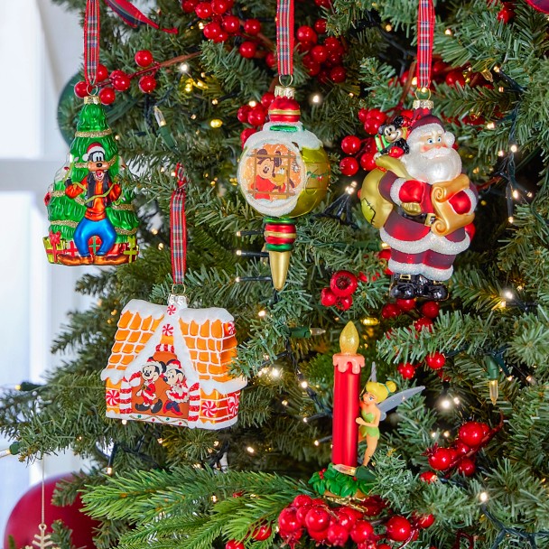 Mickey Mouse and Pluto Glass Droplet Ornament – Pluto's Christmas Tree |  Disney Store