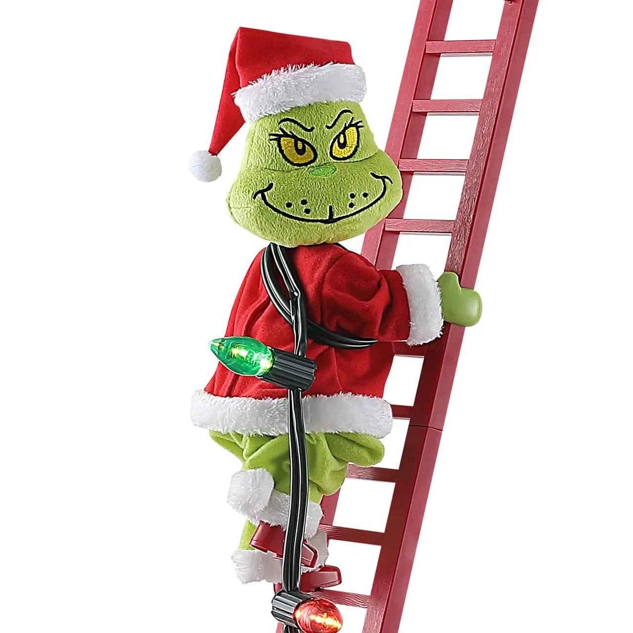 Mr. Christmas 43 in. Animated Ladder Climbing Grinch