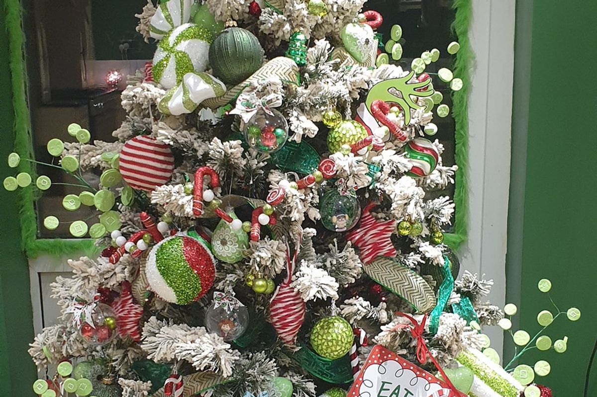 Mum creates 'breathtaking' Grinch-themed Christmas tree using £1.99 Home  Bargains decorations - Manchester Evening News