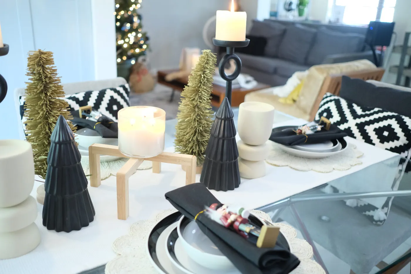 My Minimalist Christmas Dinner Table Styling - Ianthia Smith Ferguson