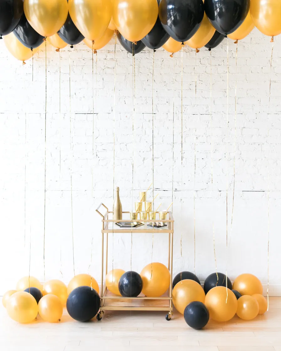 New Year's Eve - 16in Oversized Ceiling Balloons + Floor Balloon Set —  Paris312