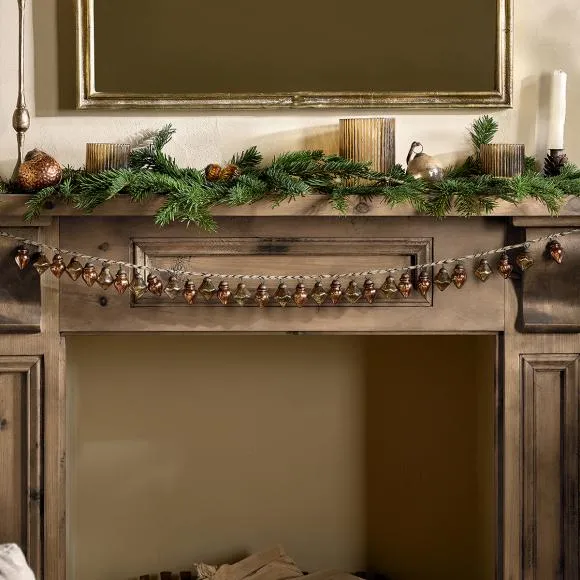 Nkuku Ekiti Bauble Garland - Antique ... | Seymour's Home