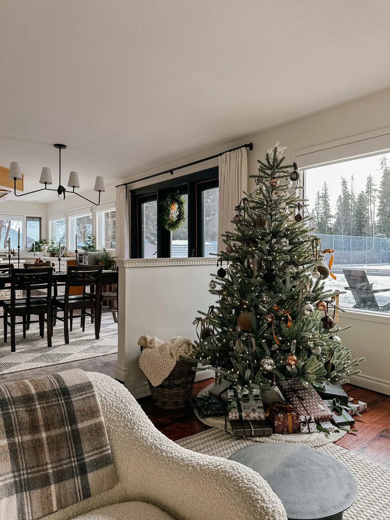 Our Simple Neutral + Moody Christmas Tree - Making it in the Mountains