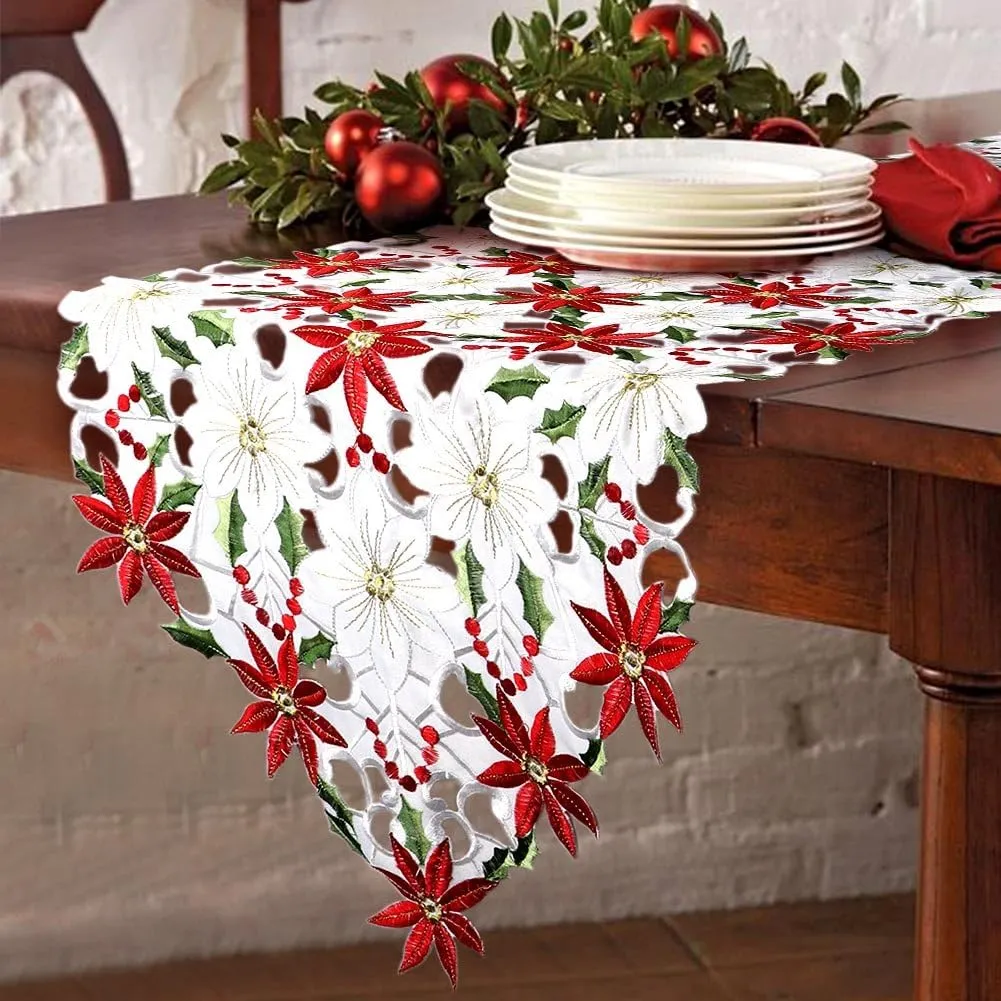 OurWarm 15 x 70 Inch Embroidered Christmas Table Nigeria | Ubuy