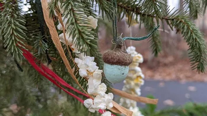Photos: Natural Christmas ornaments for the winter garden