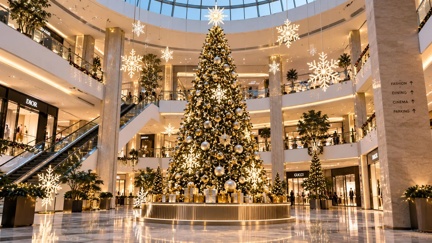 Planning a Commercial Christmas Tree for a Shopping Mall or Hotel – The  Pinnacle List
