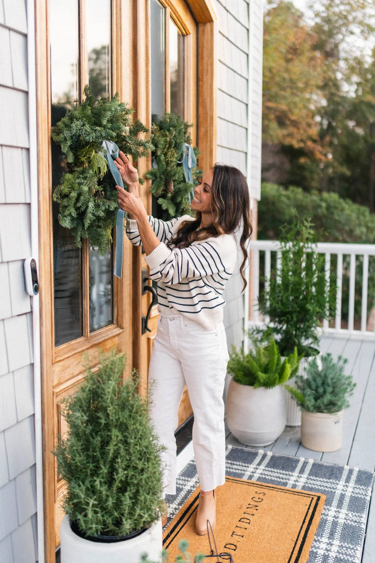 Porch Plants Perfect for Christmas and Winter Months - CASS Design Co.