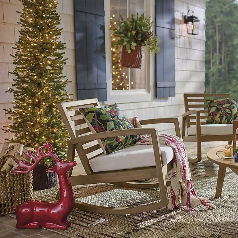 Pre-lit Porch Pencil Tree | Grandin Road