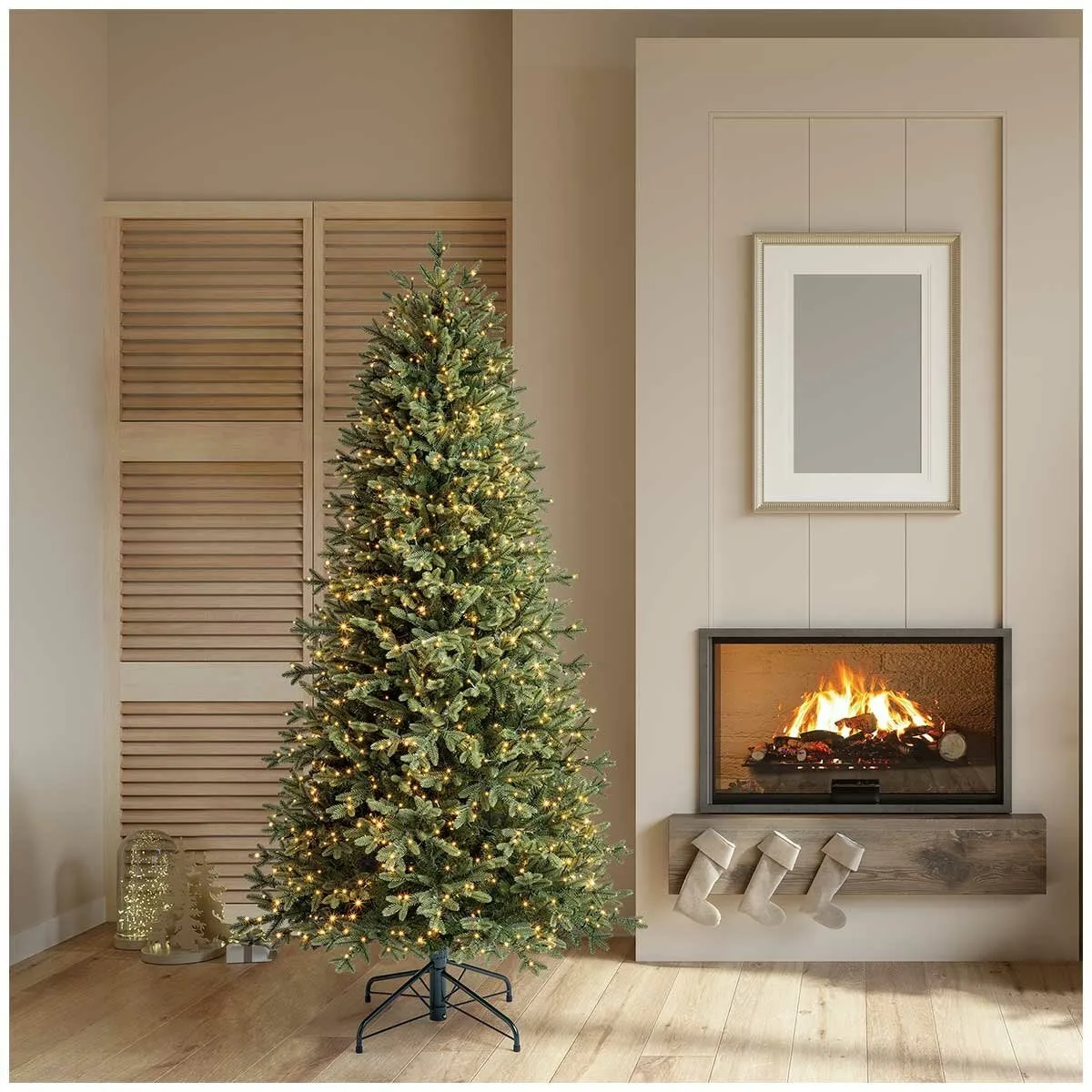 Pre-Lit Slim Aspen Artificial Christmas Tree 1.9M | Costc...