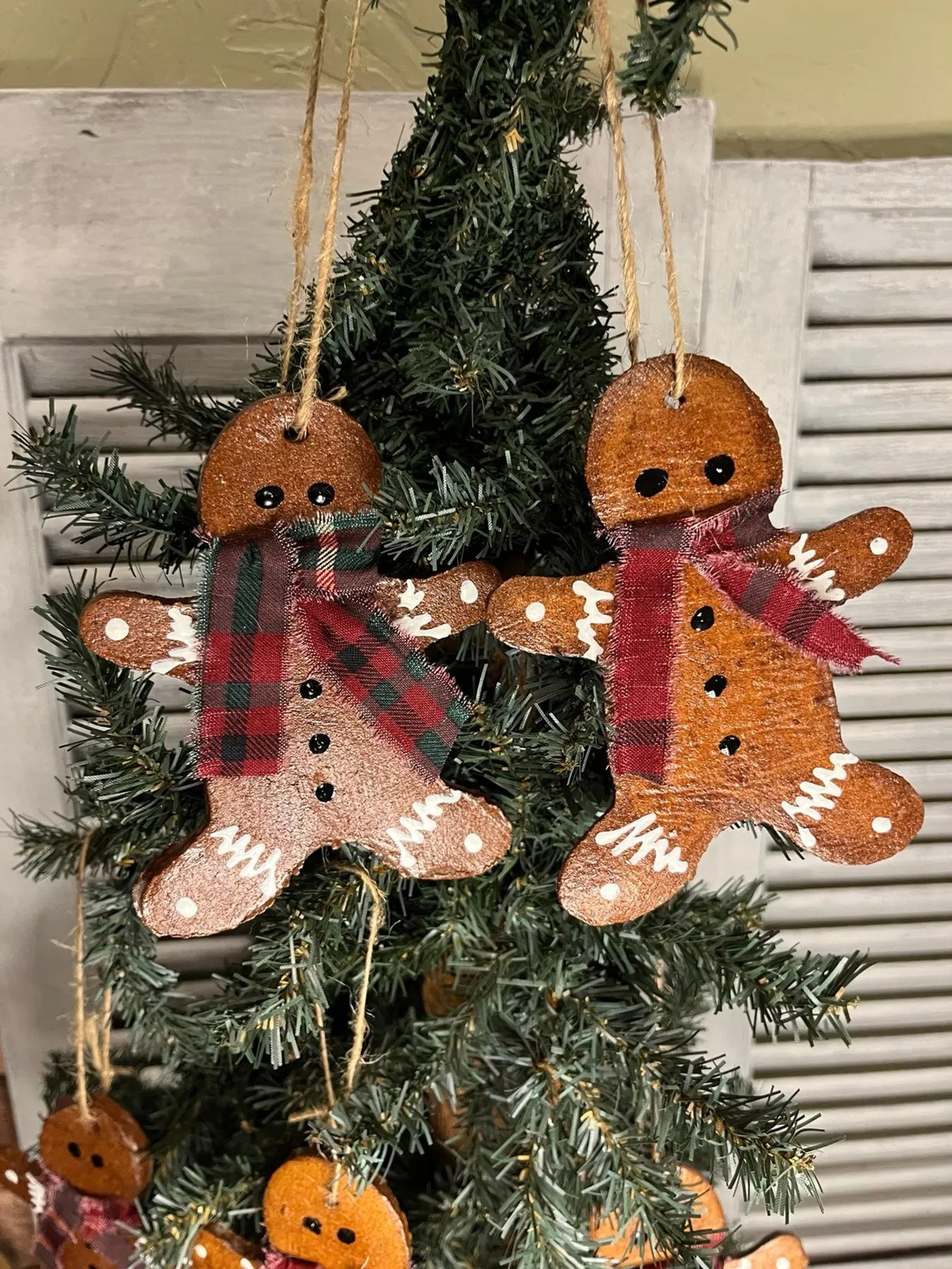 Primitive cinnamon gingerbread men ornaments | Mercari