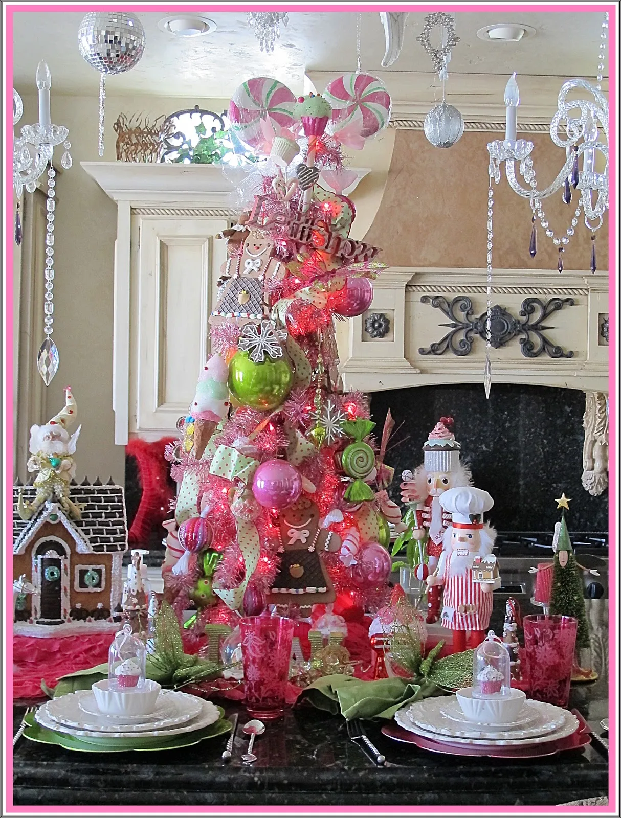 Purple Chocolat Home: Sugarplum Tree Tablescape