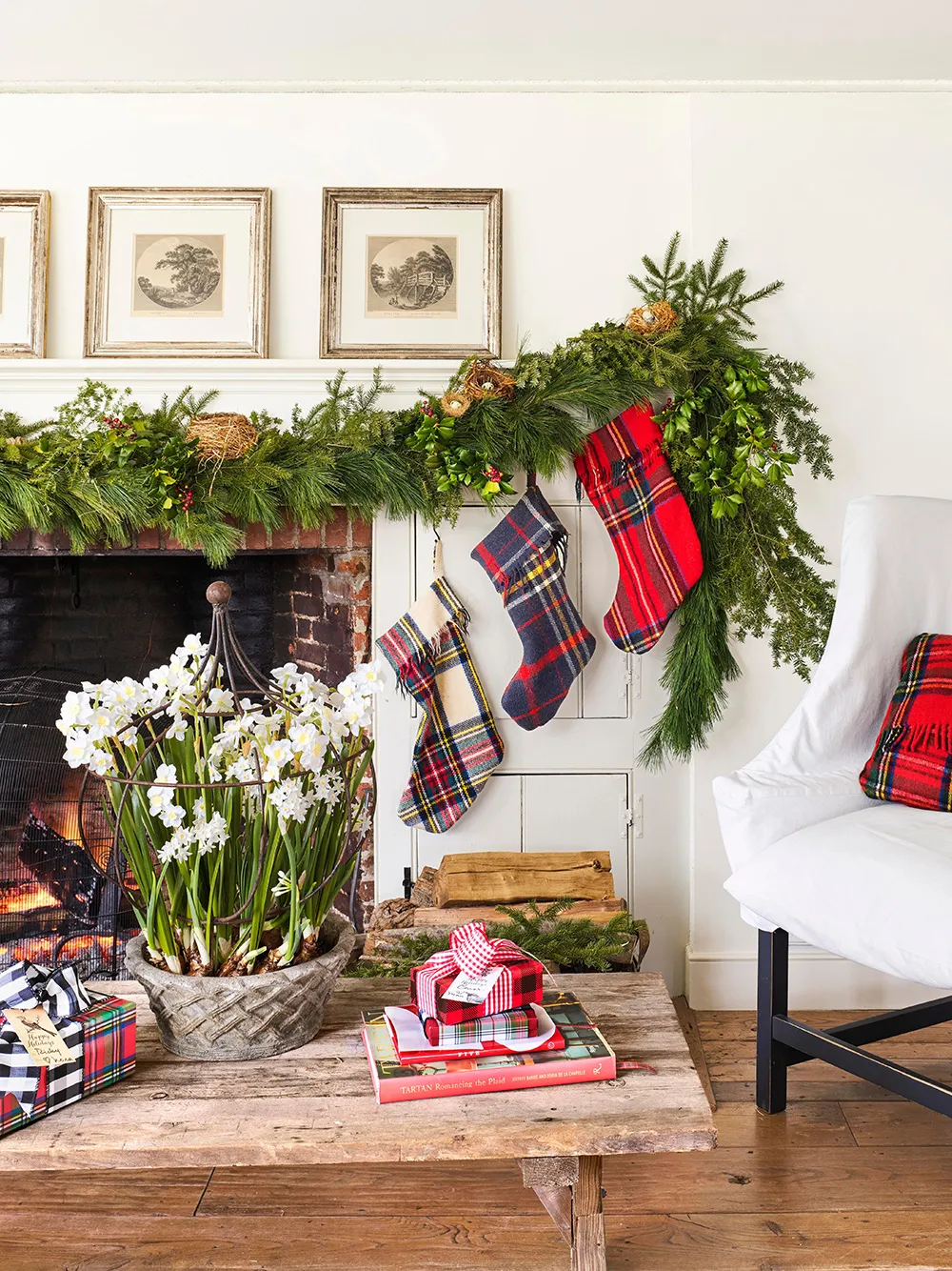 Ralph Lauren-Style Christmas: Cozy Country Home in Connecticut 〛 ◾ Photos ◾  Ideas ◾ Design