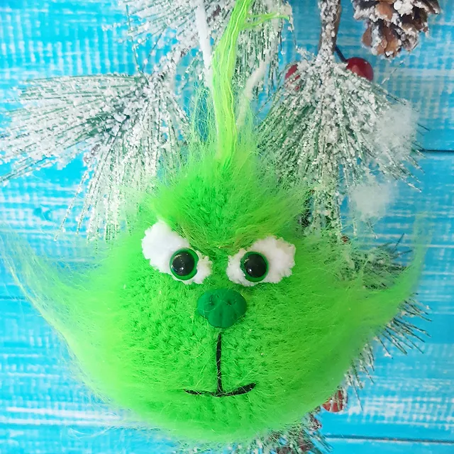 Ravelry: Grinch ball garland pattern by Lavronenko Yuliya