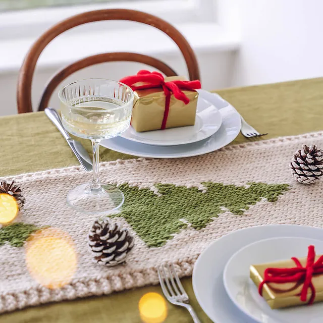 Ravelry: Treemendous Table Runner pattern by Lauren Aston Designs