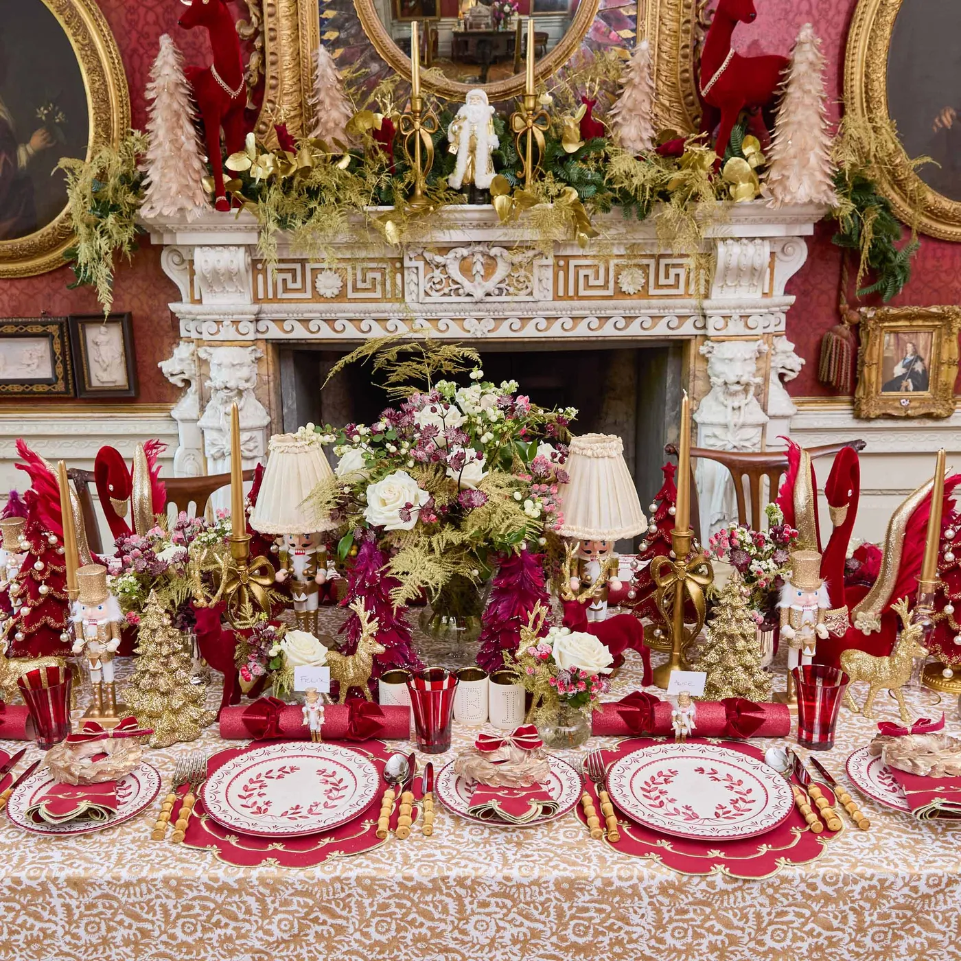 Reindeer Christmas Dining Table Decor Ideas Reindeer Table Setting Reindeer Xmas  Dinner Table Setting Ideas Rustic