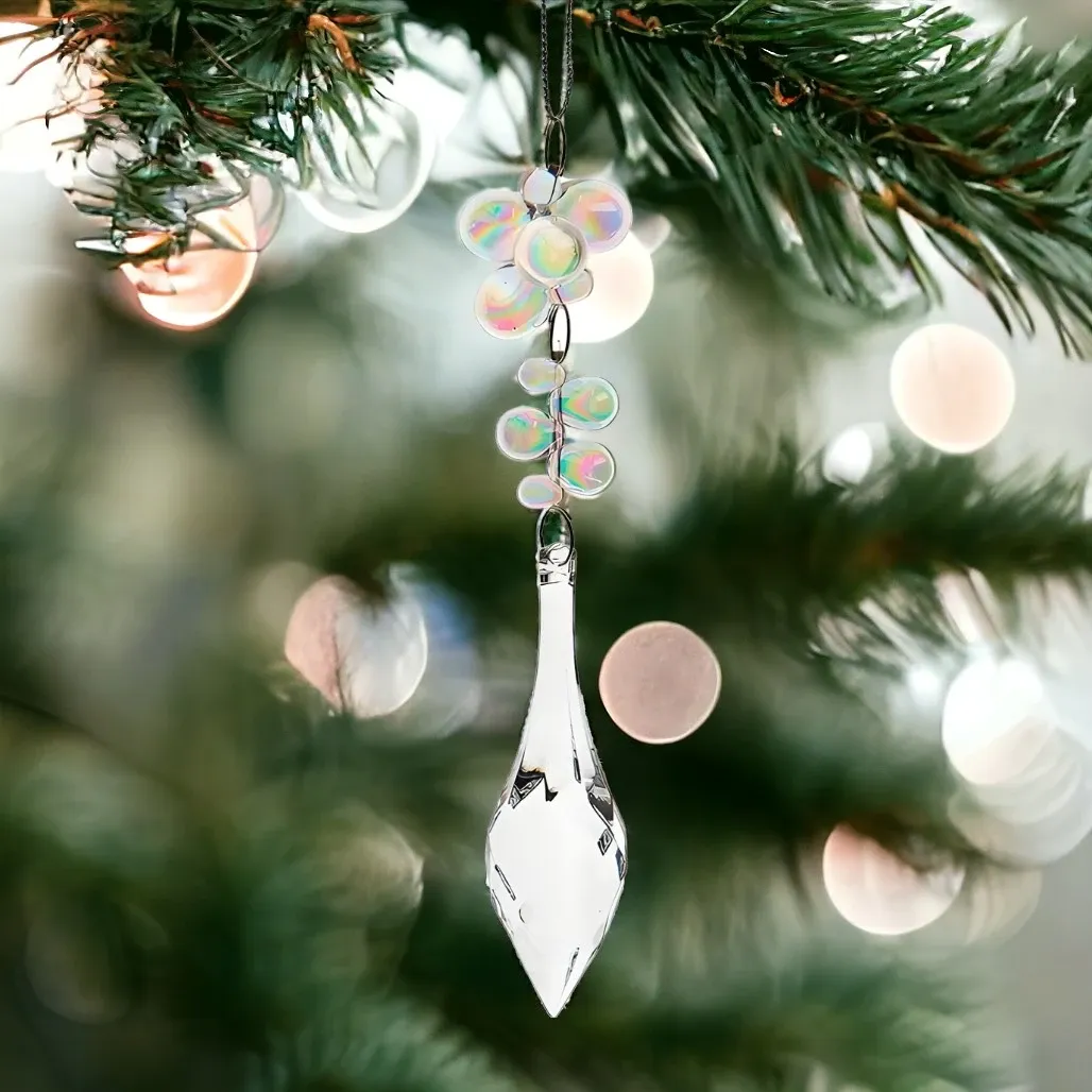 Resin Clear Bead Dangle Ornament