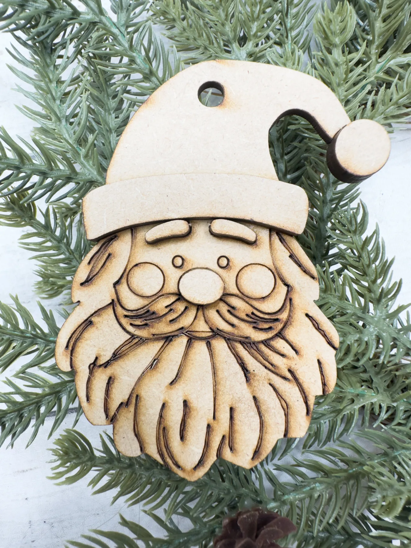 Santa Head Ornament DIY Christmas Kit – The Makers Map - DIY with Amber