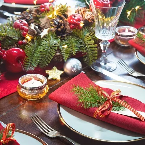 Setting the table at Christmas: plus many DIY ideas - Holyart.com Blog