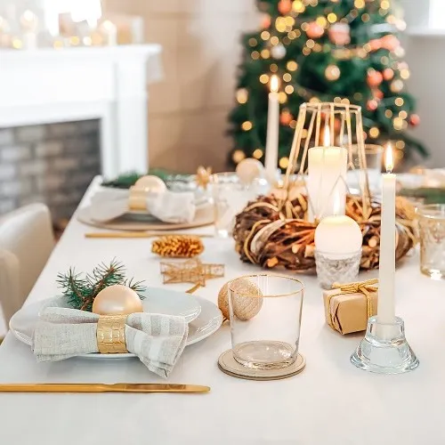 Setting the table at Christmas: plus many DIY ideas - Holyart.com Blog
