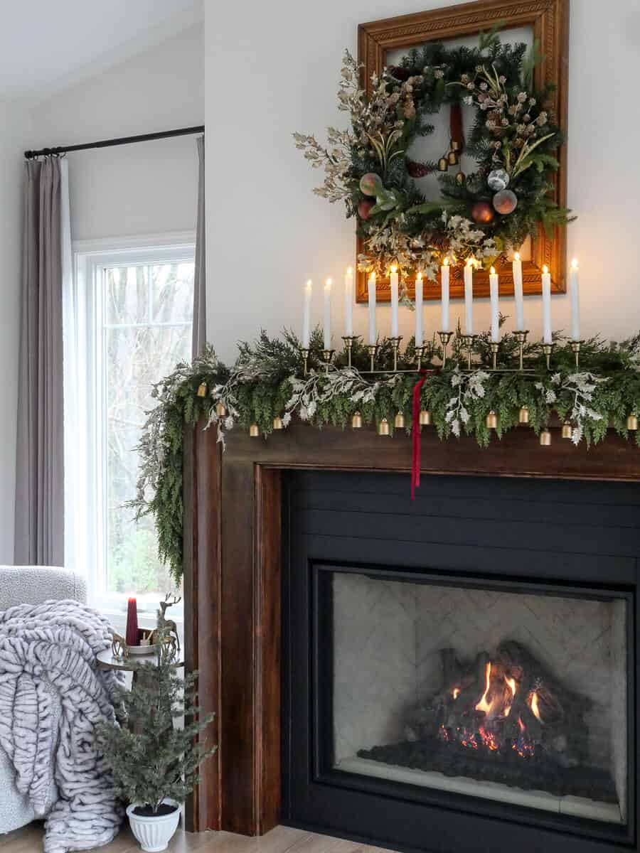 Simple Christmas Mantel Garland Essentials For Simple Fireplace Christmas  Decorations That Wow! Grace In My Space