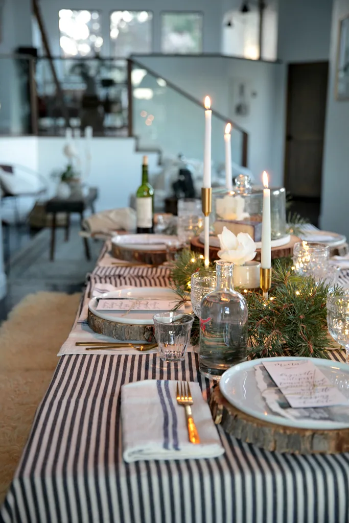 Simple French Tablescape | Seasons of Home Holiday Series | Jeanne Oliver