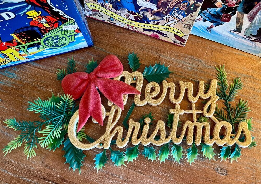 sixties plastic christmas decorations