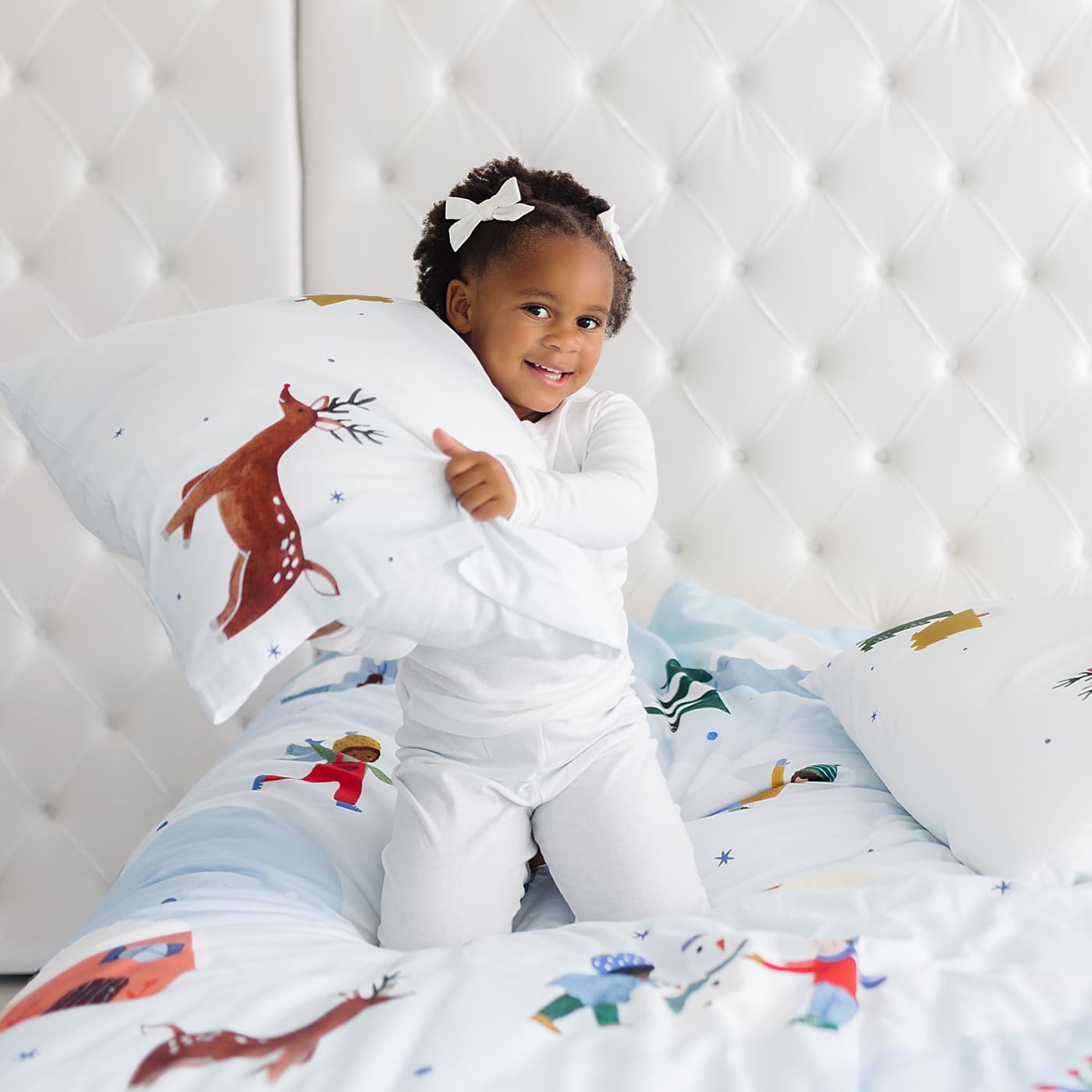 Snowy Day duvet set by Rookie Humans