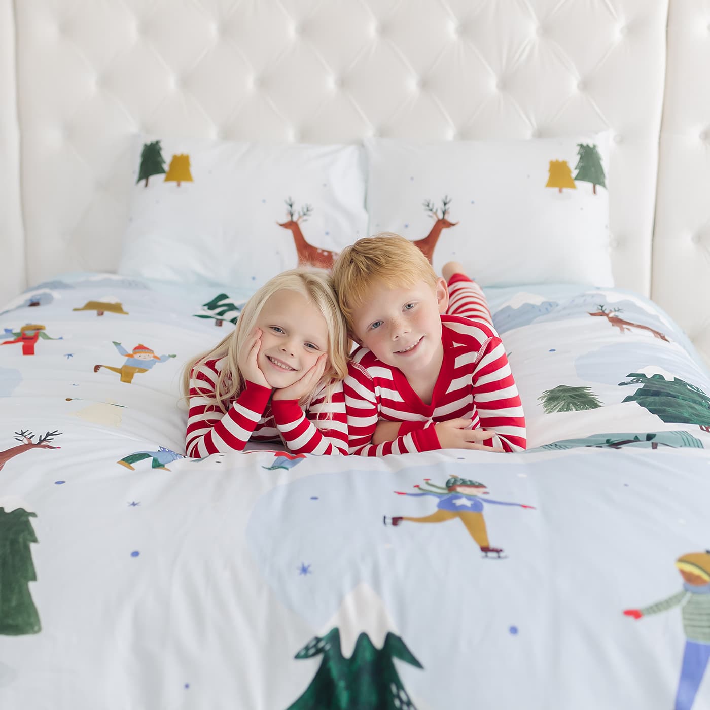 Snowy Day duvet set by Rookie Humans