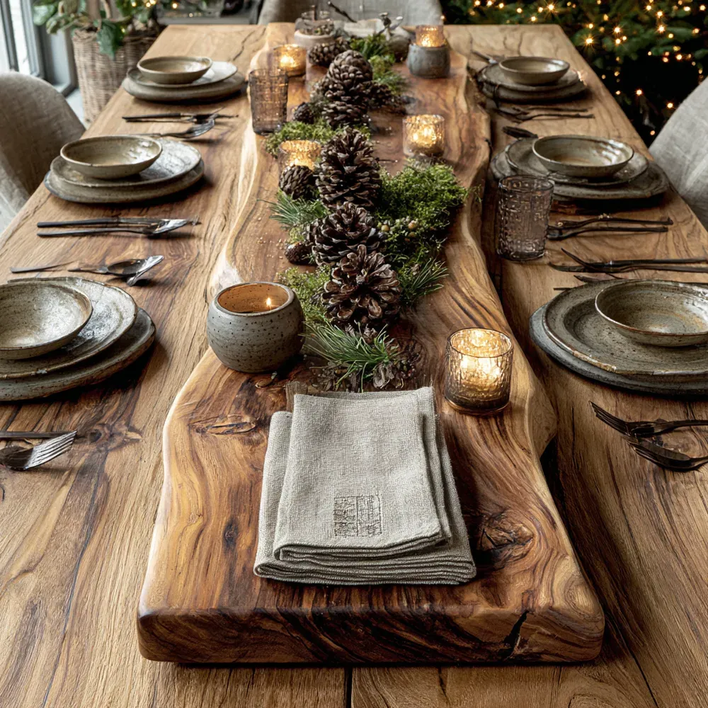 Soulful Christmas Table Setting: Handcrafted Decor for Gatherings 🍽️