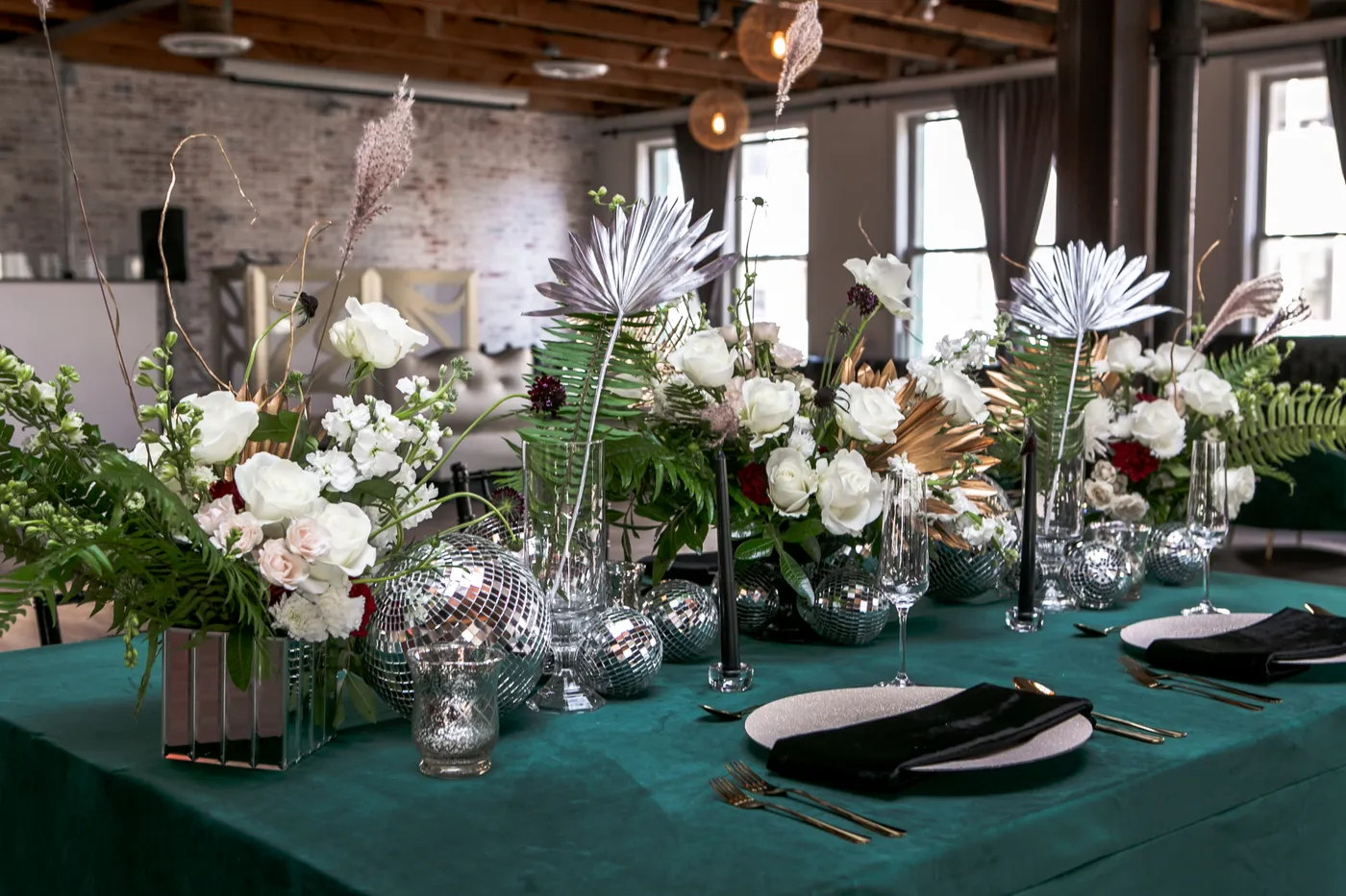 Sparkling New Year's Eve Table | At The Top Long Beach »  amethysteventproductions.com