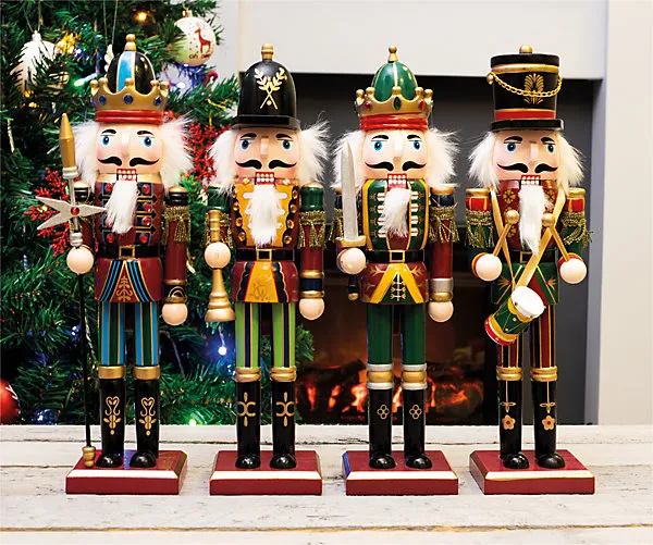 St Helens Home and Garden Nutcracker with Drum Christmas Decoration