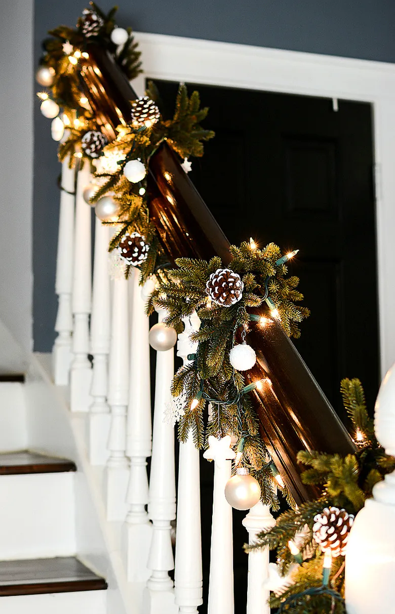 Step Up Your Game With These Christmas Decorations For Your Stairs