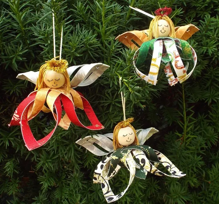Sweet Angel Girl Ornament Pattern - 0030
