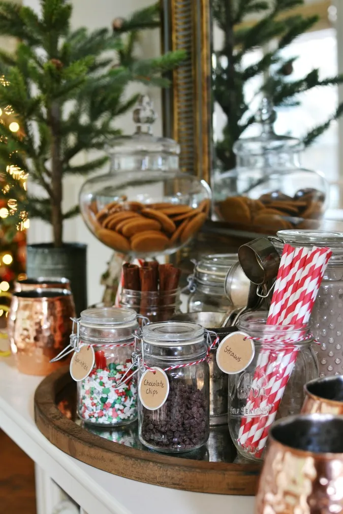 Tabletop Hot Cocoa Station