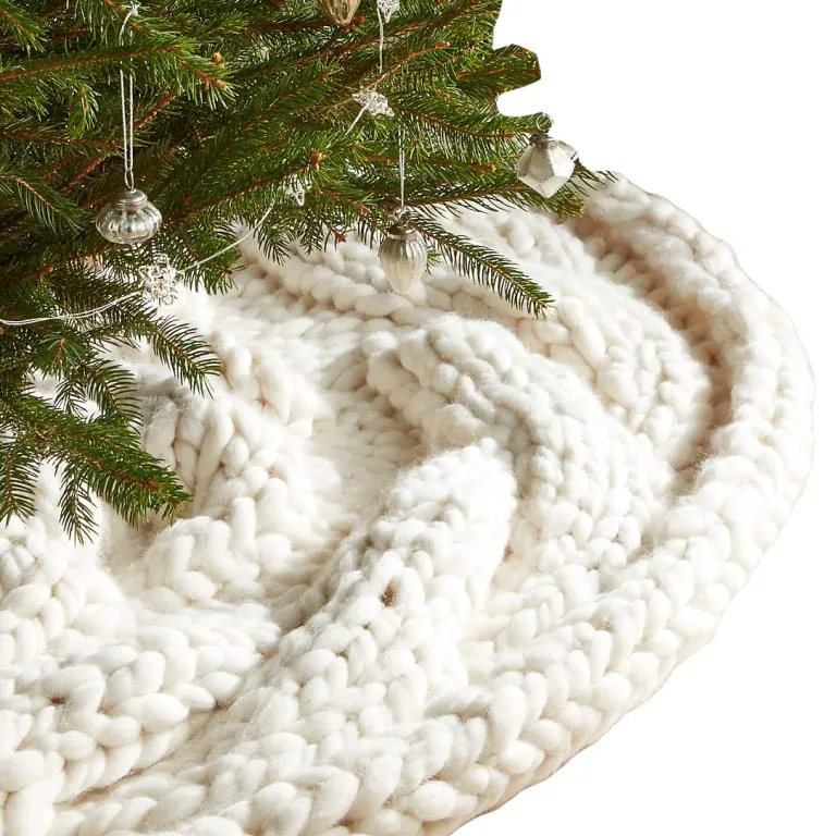 The Best Tree Skirts Don't Look Like a Tacky Christmas Sweater
