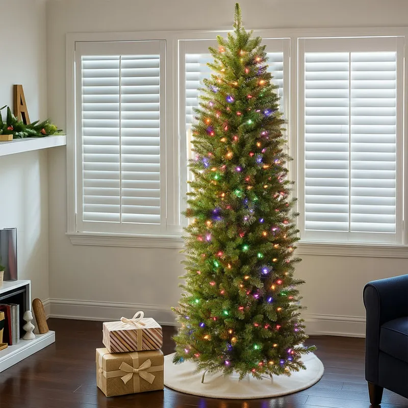 The Holiday Aisle® 6Ft Spruce Christmas Tree With 250 Warm LED Lights,  Artificial Christmas Tree, 571 Tips, Metal Stand And Hinged Branches -  Wayfair Canada