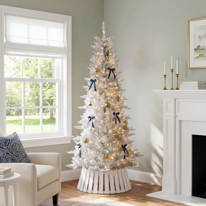 The Holiday Aisle® Levion Pre-Lit Pine Christmas Tree & Reviews | Birch Lane